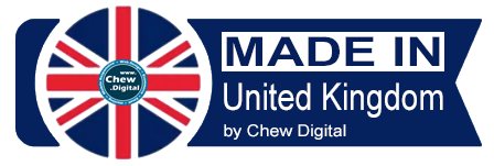 Made in England by Chew Digital&reg;